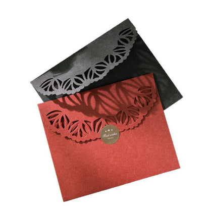 Laser Cut Floral Greeting Card