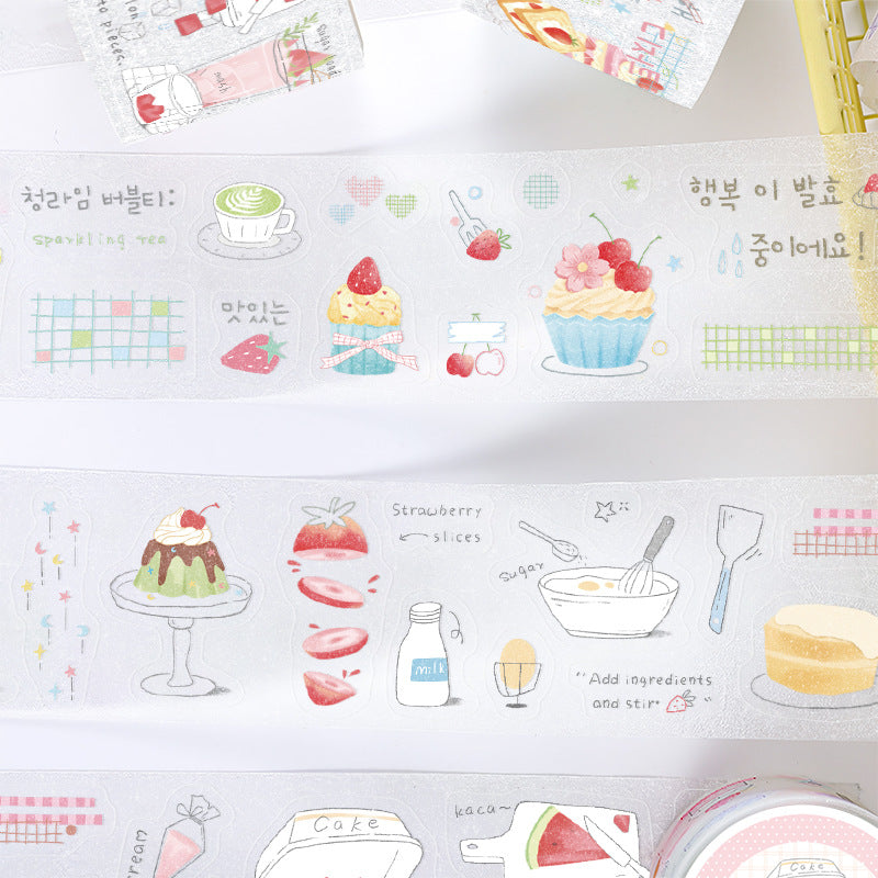 Sweet Formula Glitter Die-Cut Tape Roll