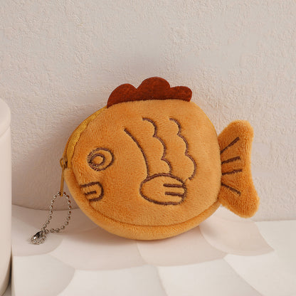Taiyaki Fish Plush Coin Purse