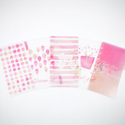 Personal Cozy Daily Transparent Planner Divider 5PCS Set