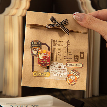 Tea Party Vintage Mini Label Stickers
