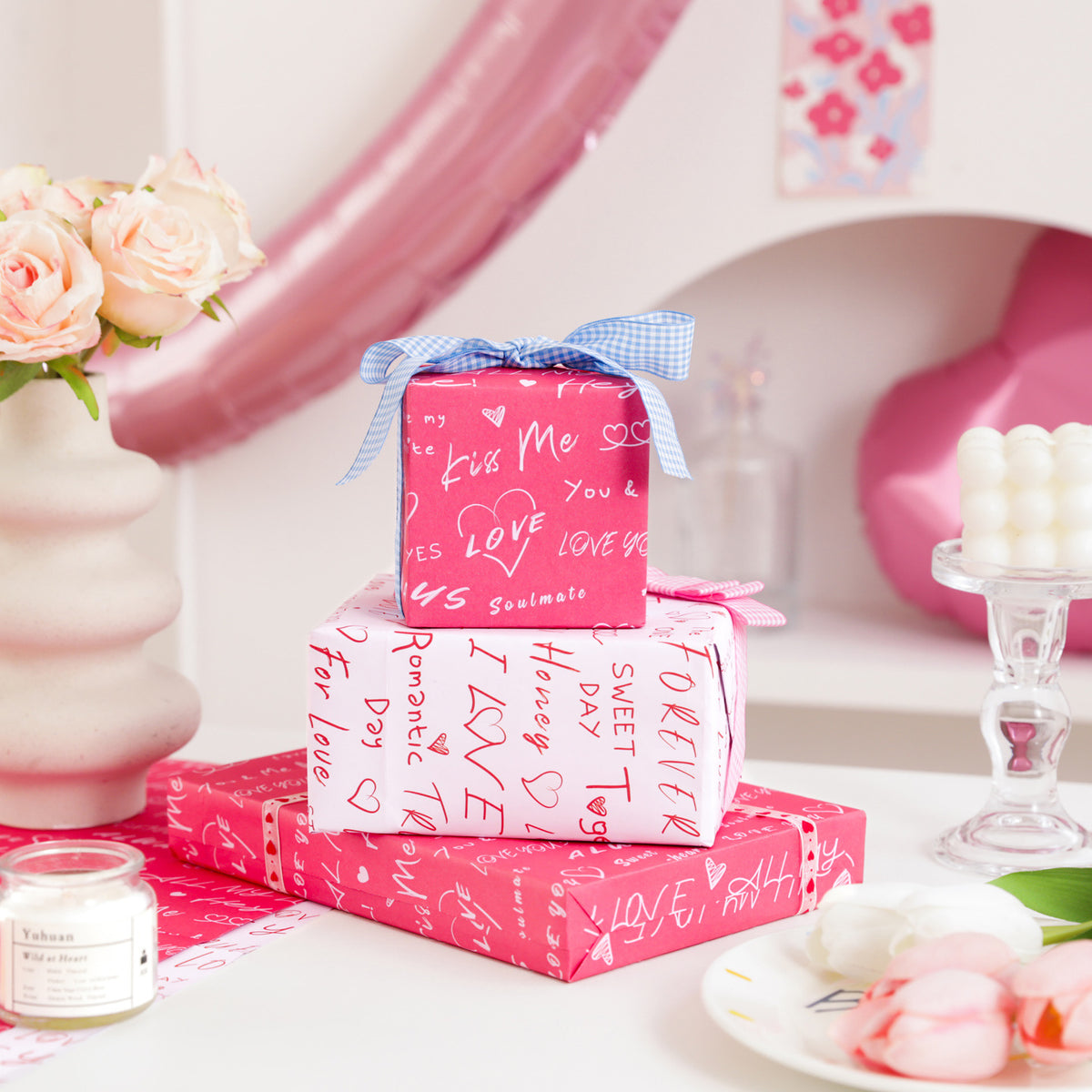Love Lettering Wrapping Paper