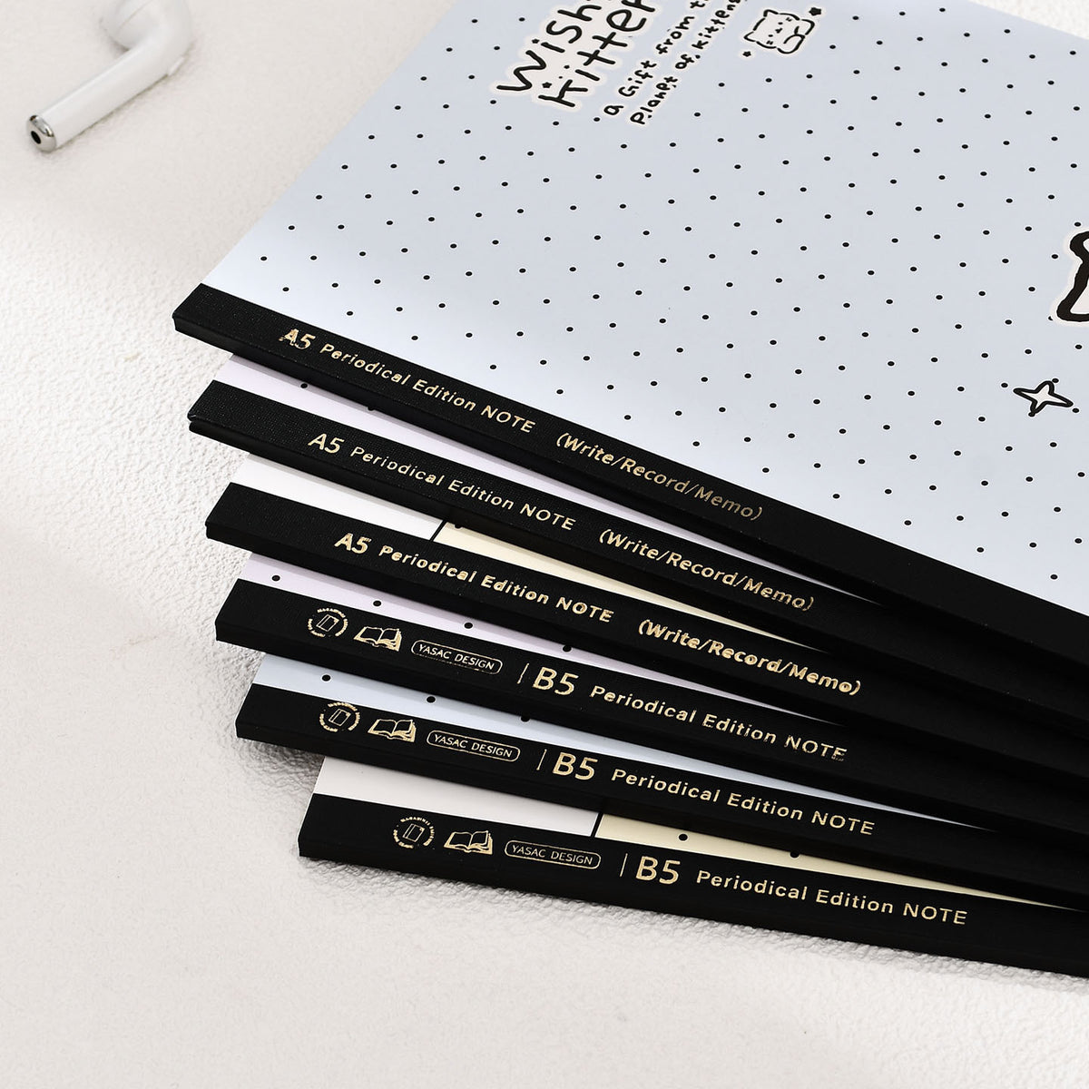 Cute Cat Glue Bound Exercise Notebook