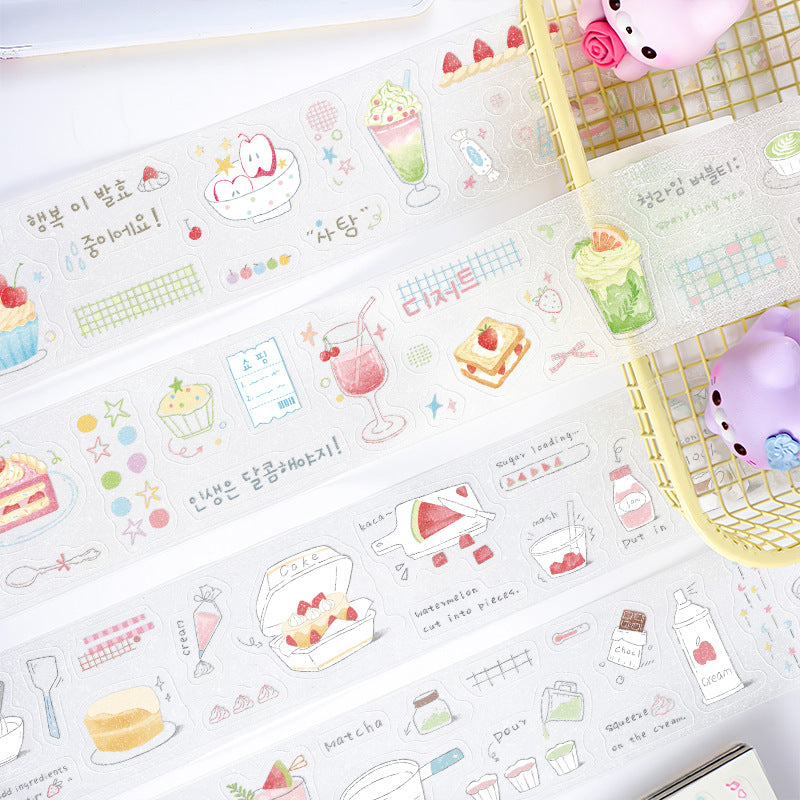 Sweet Formula Glitter Die-Cut Tape Roll