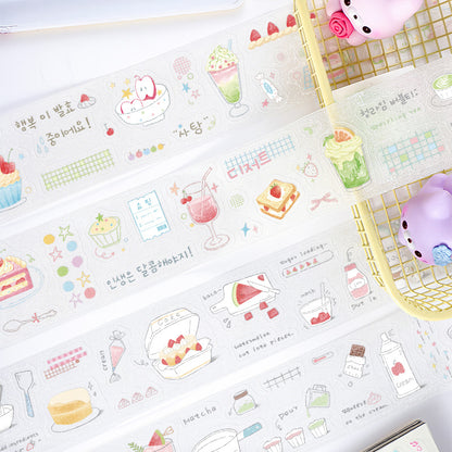 Sweet Formula Glitter Die-Cut Tape Roll