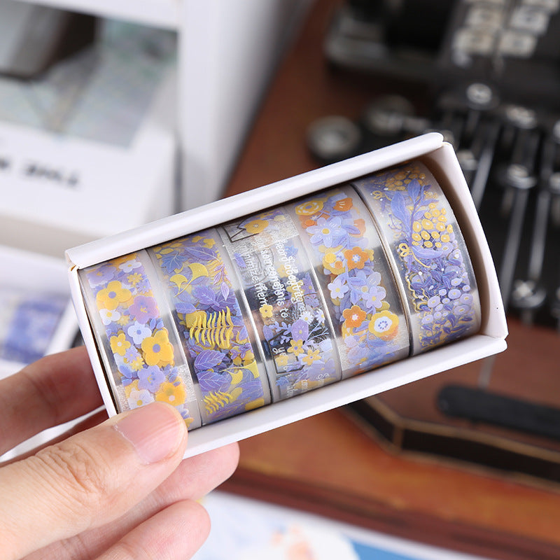 Flower Whisper PET Deco Tape Set