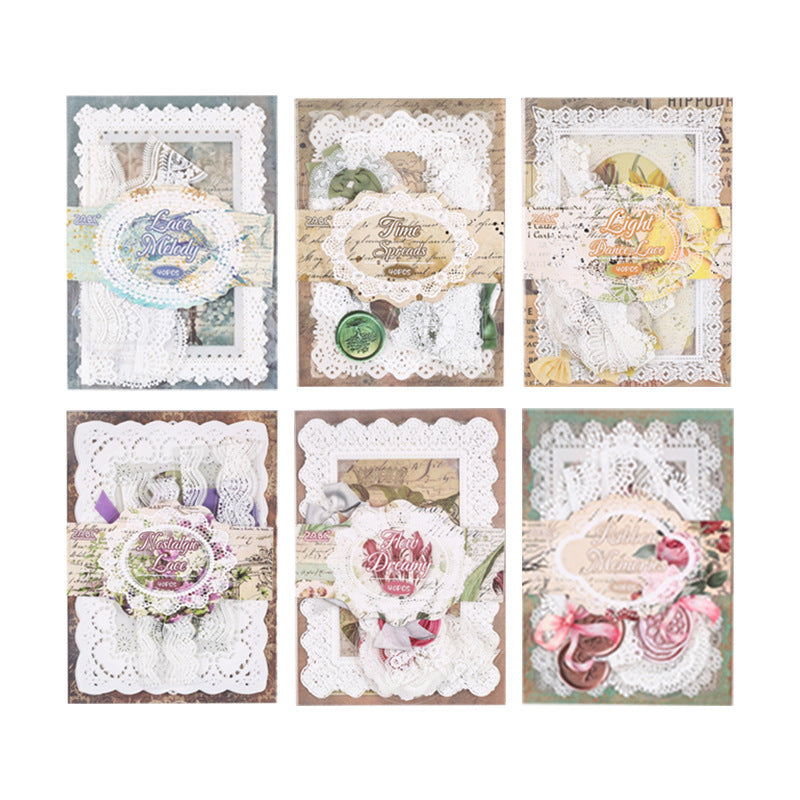 Old Feelings Retro Lace Material Pack