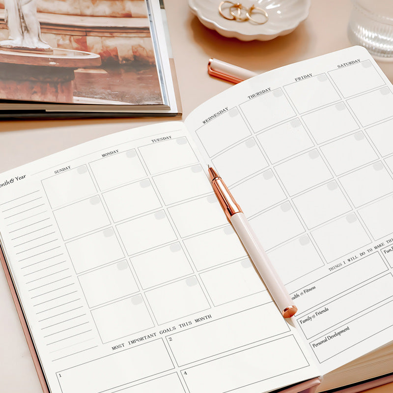A5 Notebook Self-Fillable Date Planner
