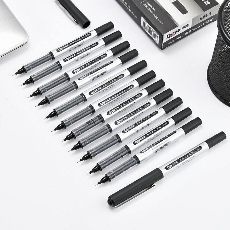 Black Fine Tip Gel Pen Set