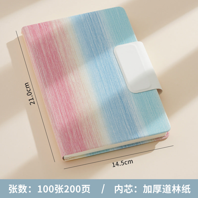 Soft Gradient PU Leather Notebook