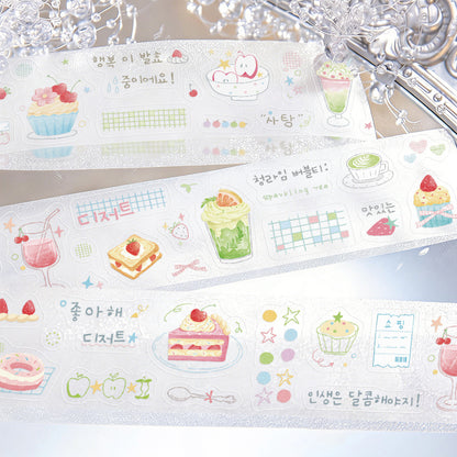 Sweet Formula Glitter Die-Cut Tape Roll