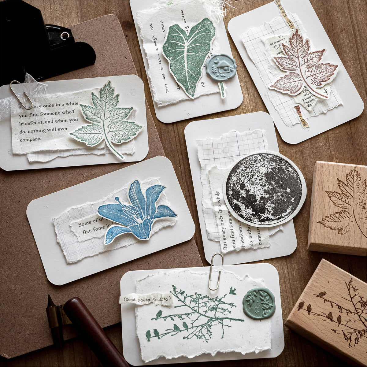 Whisper of Nature Wooden Rubber Stamp