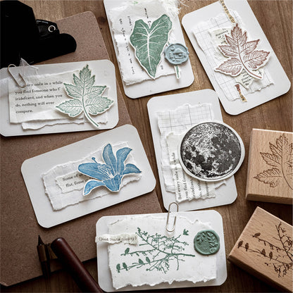 Whisper of Nature Wooden Rubber Stamp