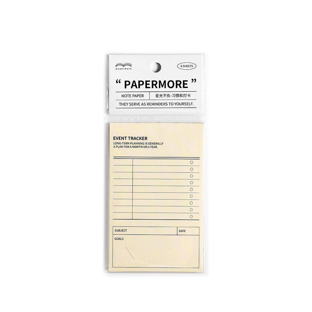 Fold-Out Planner Note Sheets