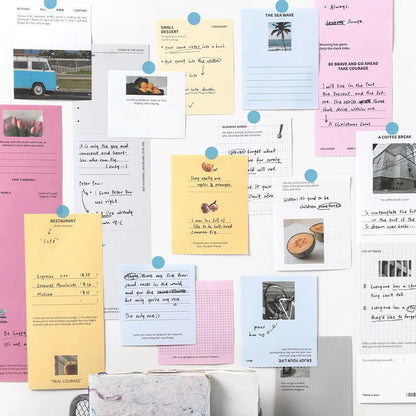 Memory Record Collage Paper Set