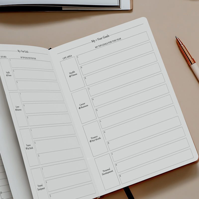 A5 Notebook Self-Fillable Date Planner