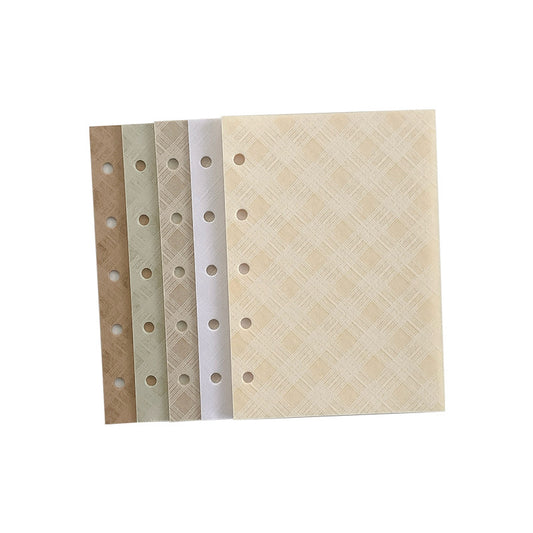 20 Sheets Soft Weave Planner Paper Inserts