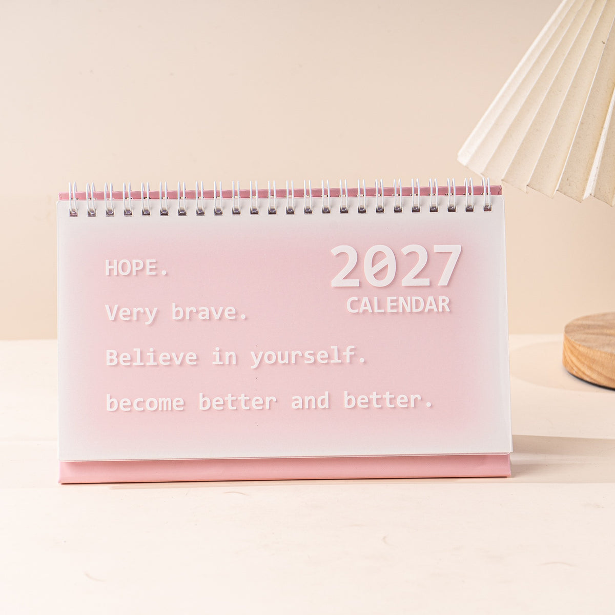 2027 Motivational Desk Calendar