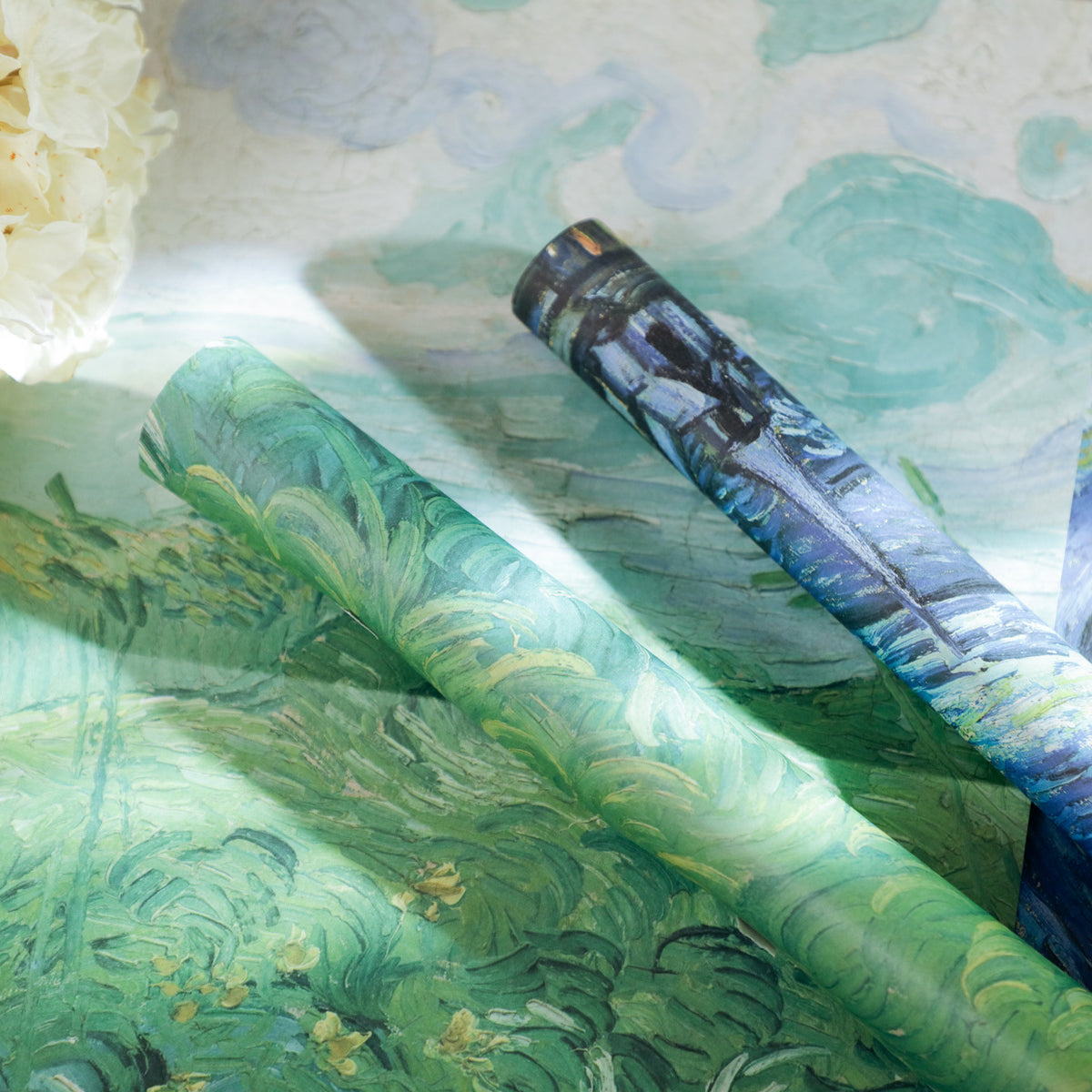 Starry Night Oil Painting Wrapping Paper