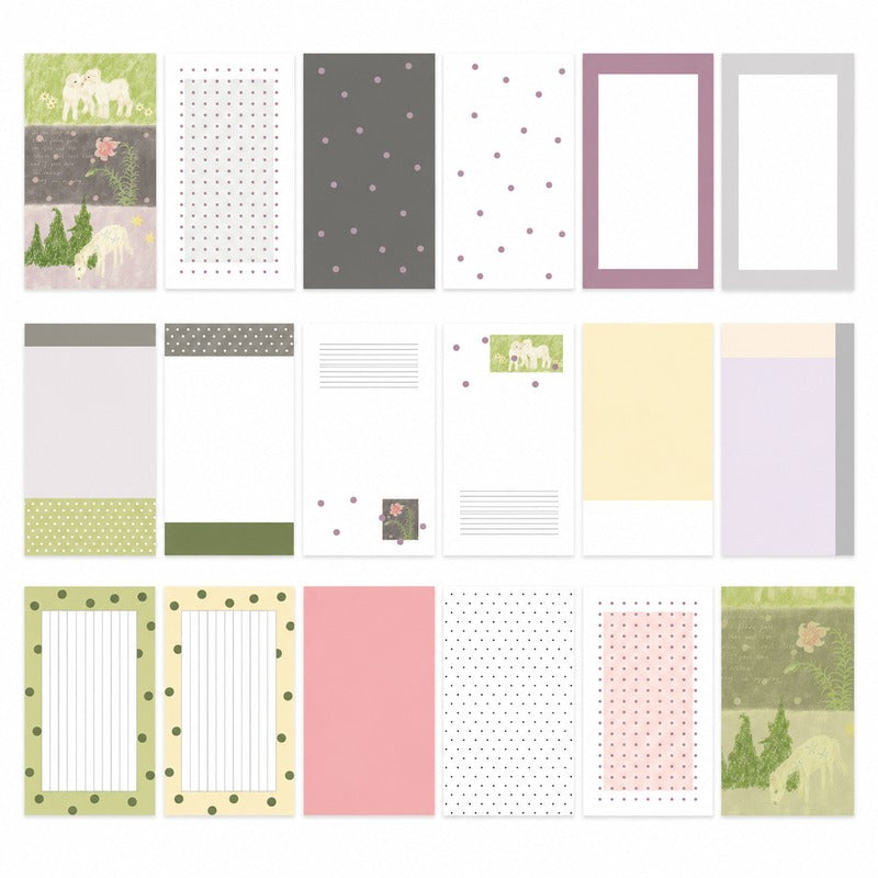 Vintage Watercolor A6 Slim Journal Notebook