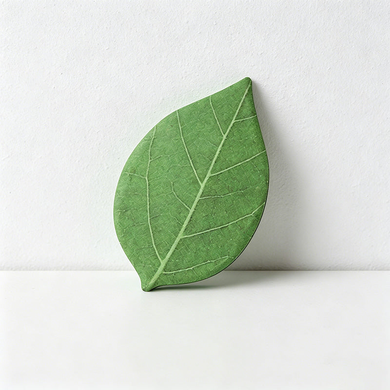 25 Sheets Leaf Shaped Sticky Note