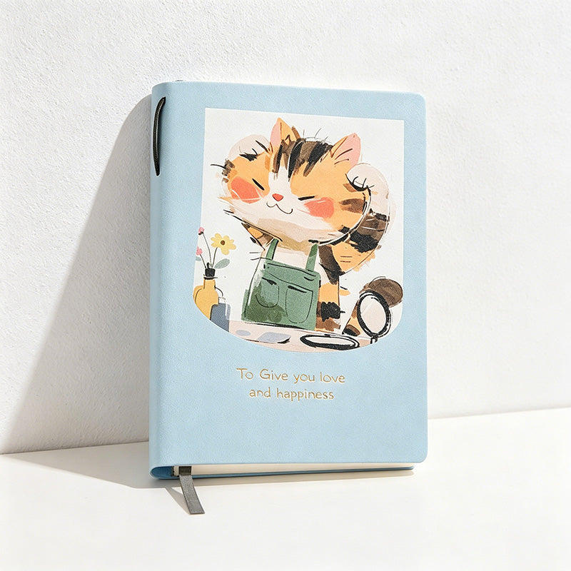 A5 PU Cover Cartoon Printed Notebook