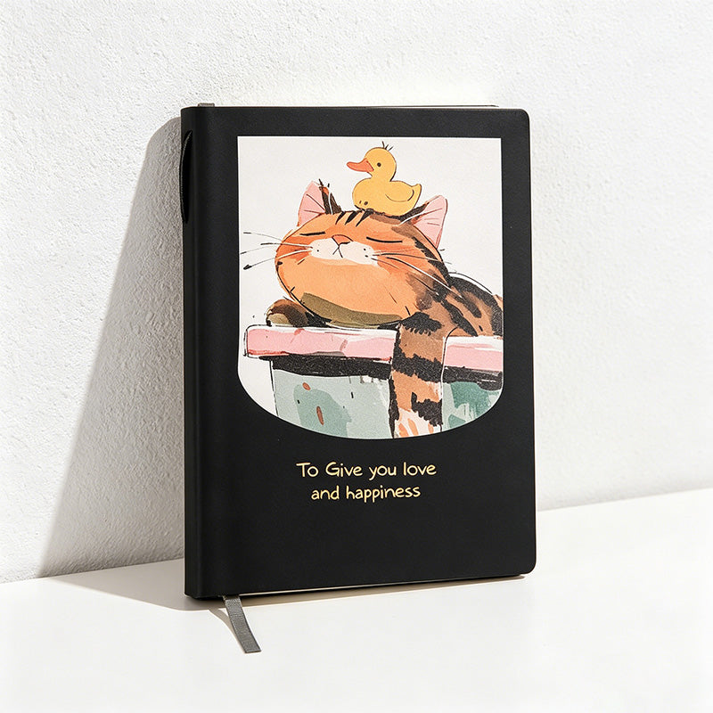 A5 PU Cover Cartoon Printed Notebook