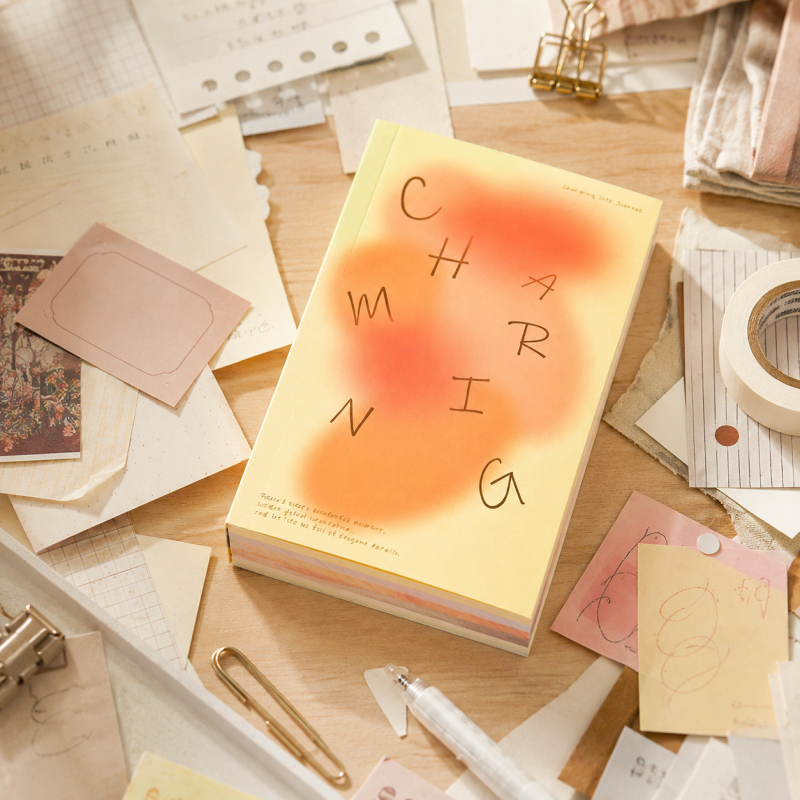 Gradient Alphabet A6 Index Notebook
