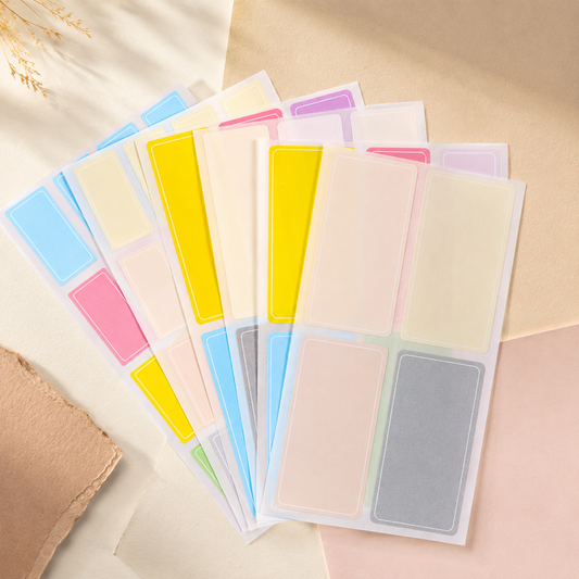 Morandi Waterproof Label Stickers