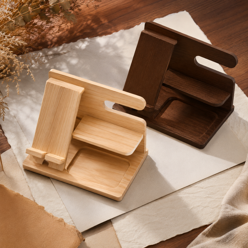 Wooden Desk Organizer