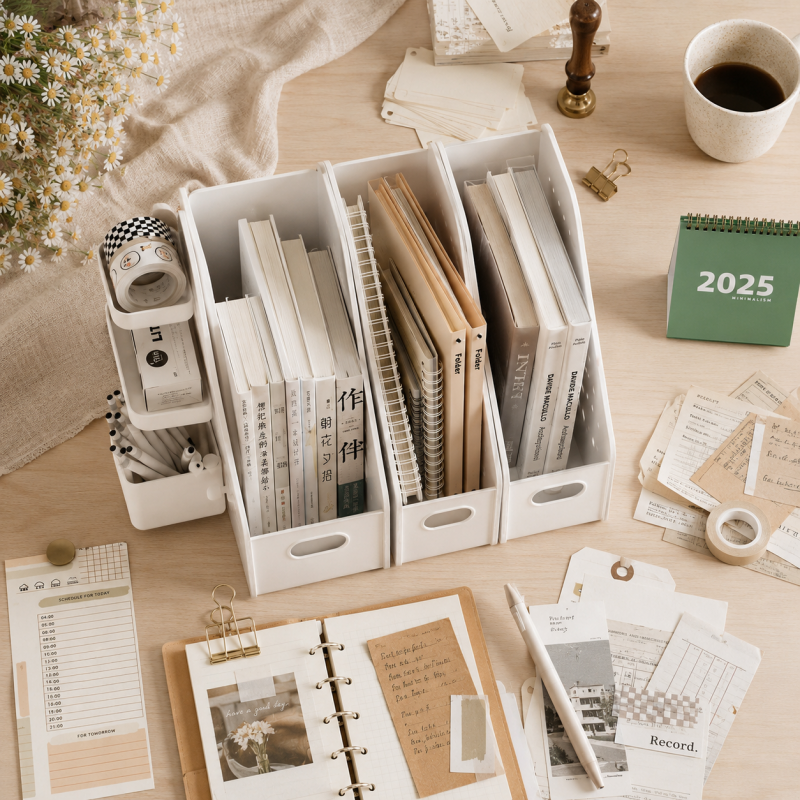 Hole Board Desktop File Organizer
