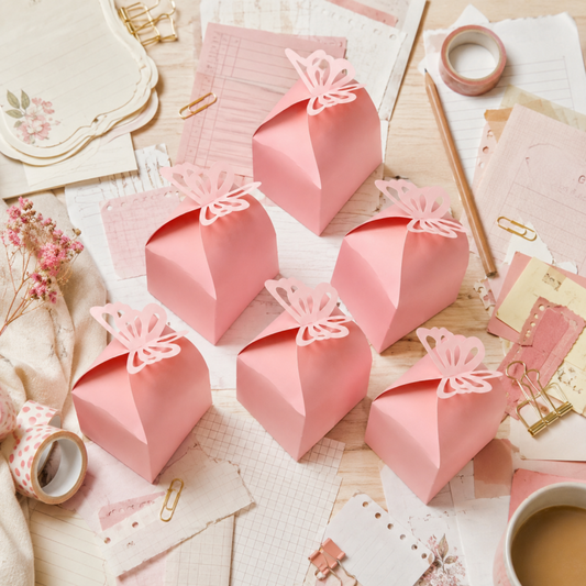 Butterfly Cutout Party Favor Boxes-100PCS Per Pack