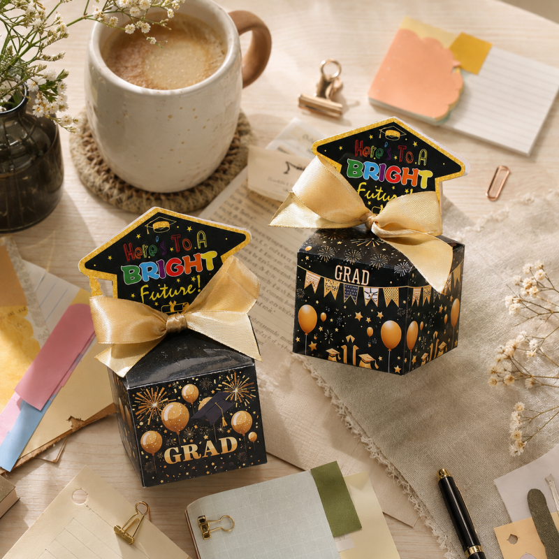 10 Graduation Favor Party Candy Box-10PCS Per Pack