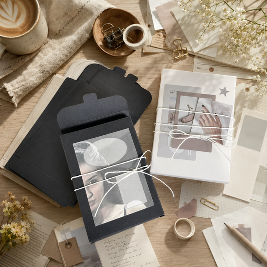 Minimalist Kraft Paper Gift Box