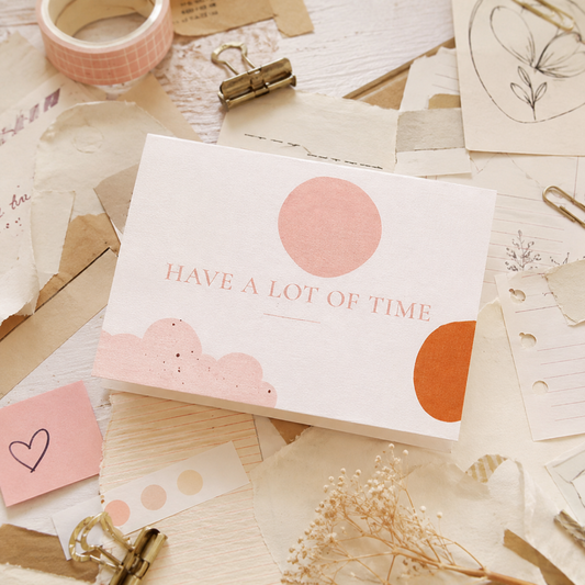 10 Blush Mood Minimal Greeting Card