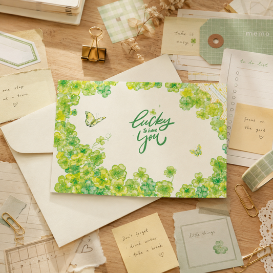 Lucky Clover Letter Writing Set