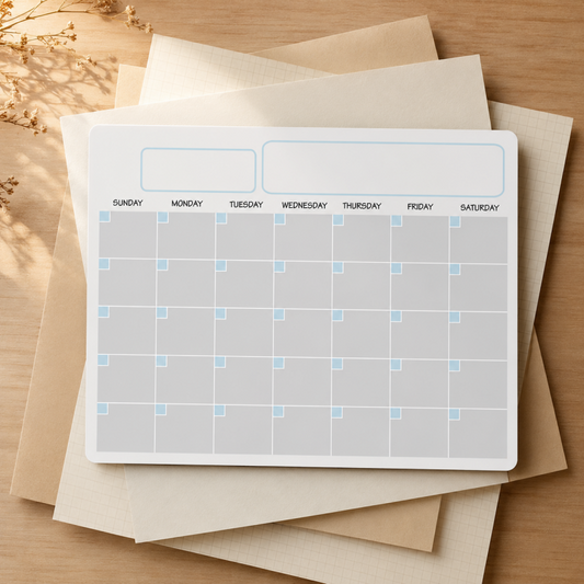 Magnetic Monthly Planner Whiteboard