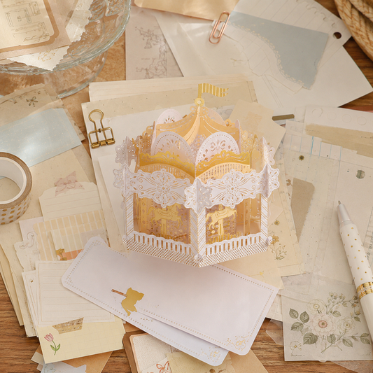 Carousel Foil Pop Up Card