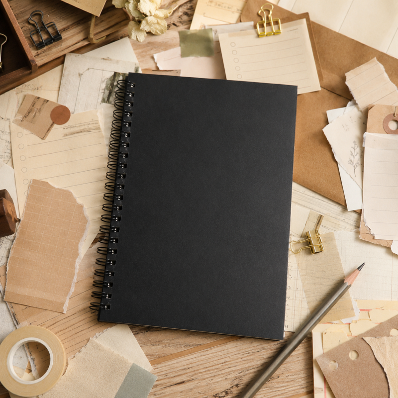 Kraft Cover Drawing & Doodle Spiral Sketchbook