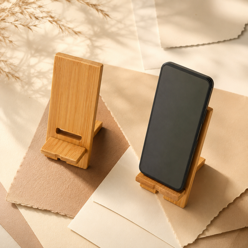 Detachable Wooden Phone and Tablet Stand