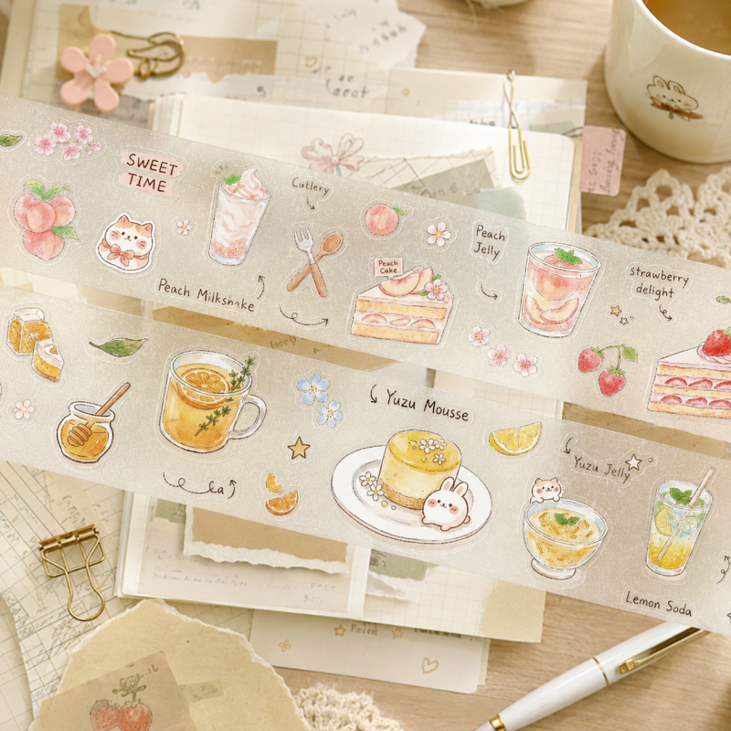 Tea Time Decorative Tape Set