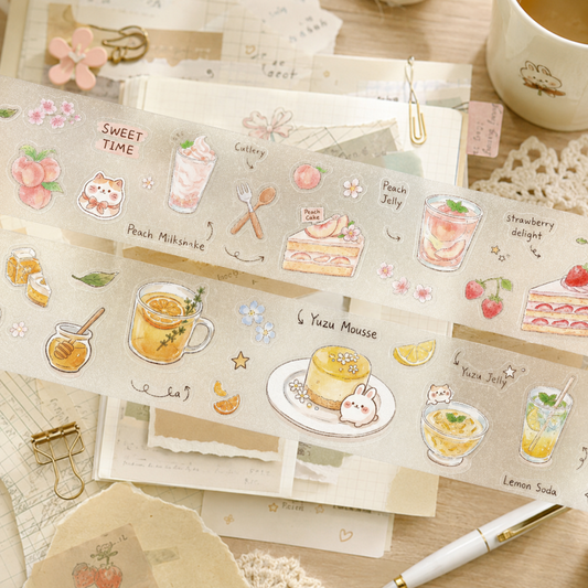 Tea Time Decorative Tape Set