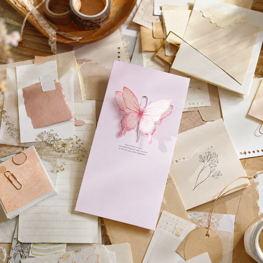 10 Butterfly Window Folded Card