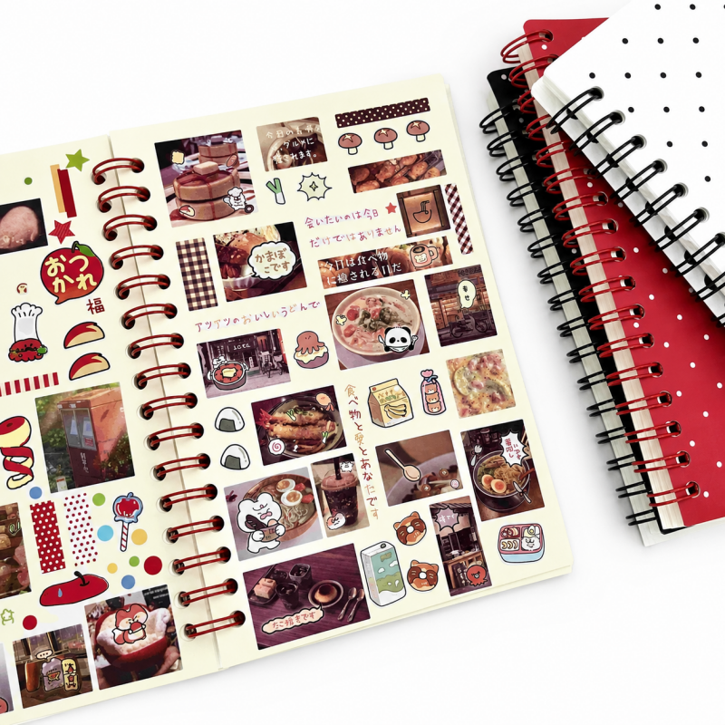 Polka Dot Scrapbook Notebook