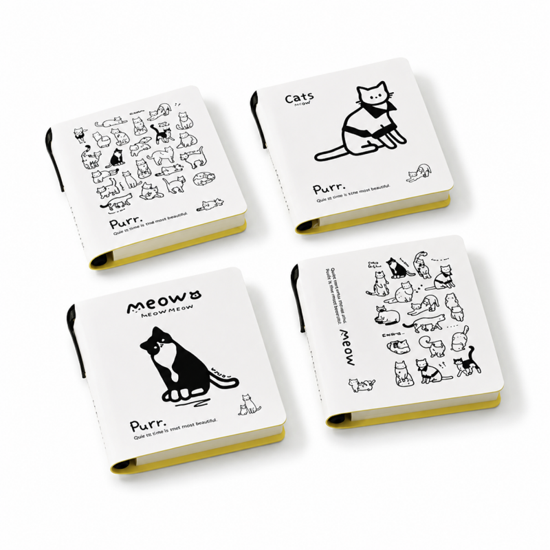 Mini Square Blank Pocket Notebook