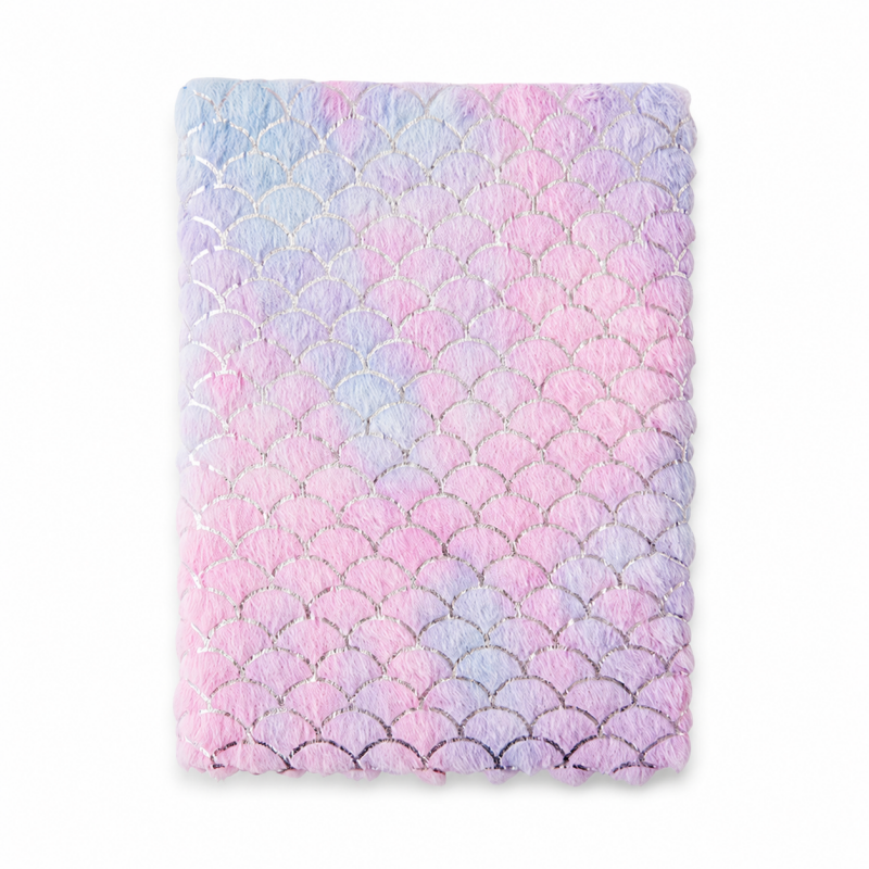 Gradient Plush Lined Notebook