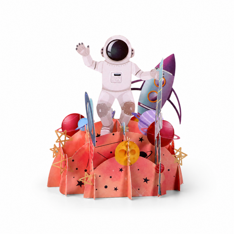 Space Explorer Pop Up Card