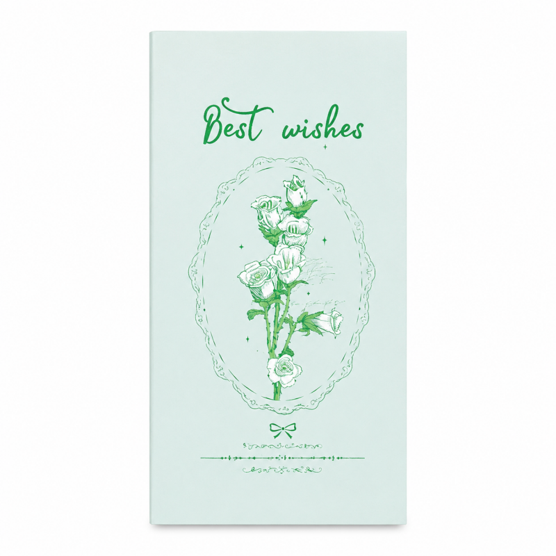 Green Bellflower Letter Writing Set