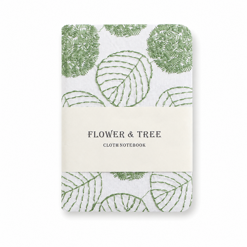 A6 Leaf Pattern Notebook