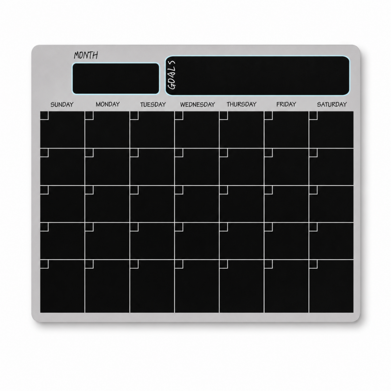 Magnetic Monthly Planner Whiteboard